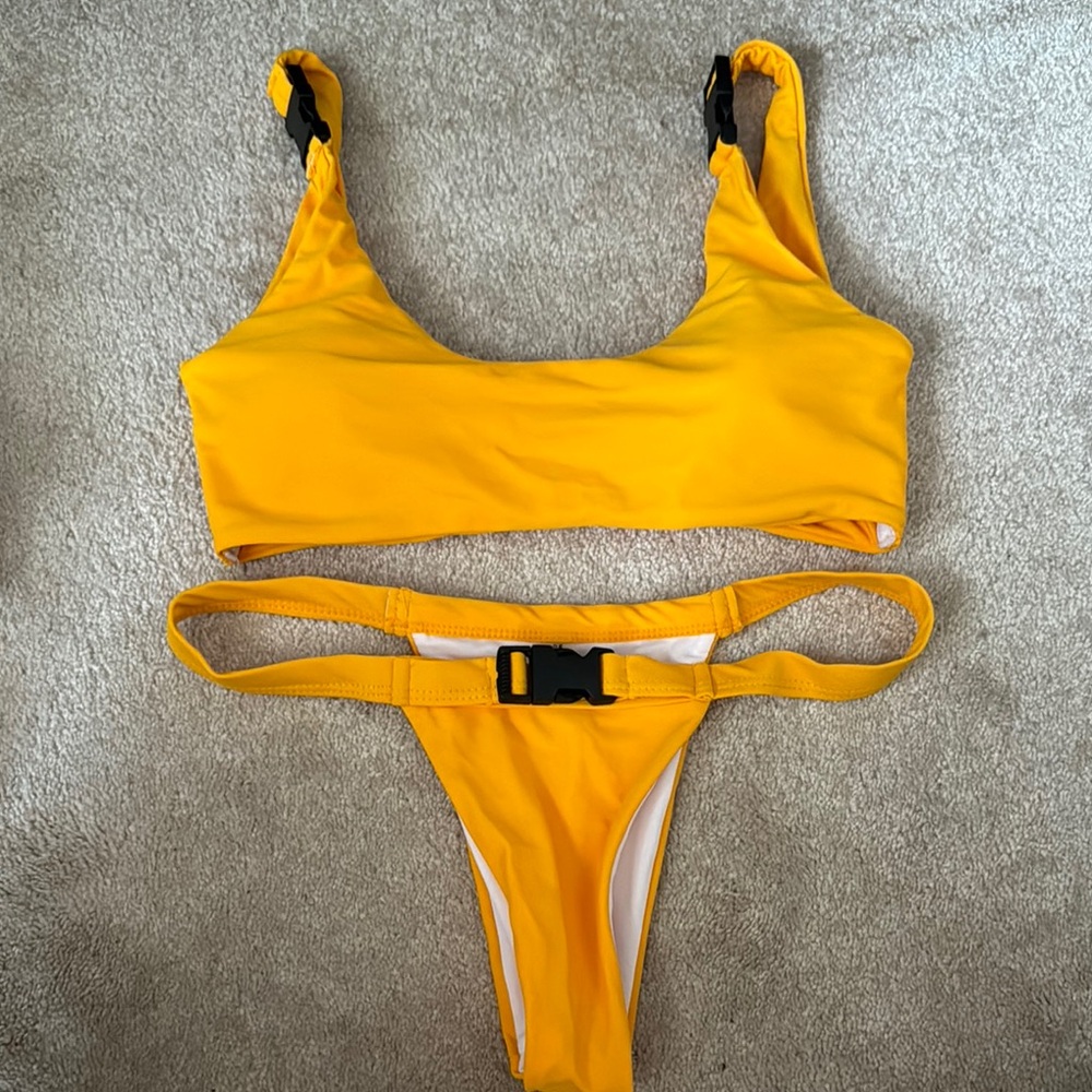 Zaful Yellow Bikini Set